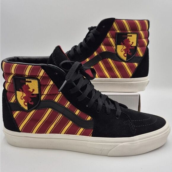 Vans x Harry Potter limited edition Gryffindor Hi Top Sk8t sneakers Shoes Men 10 - Picture 1 of 9